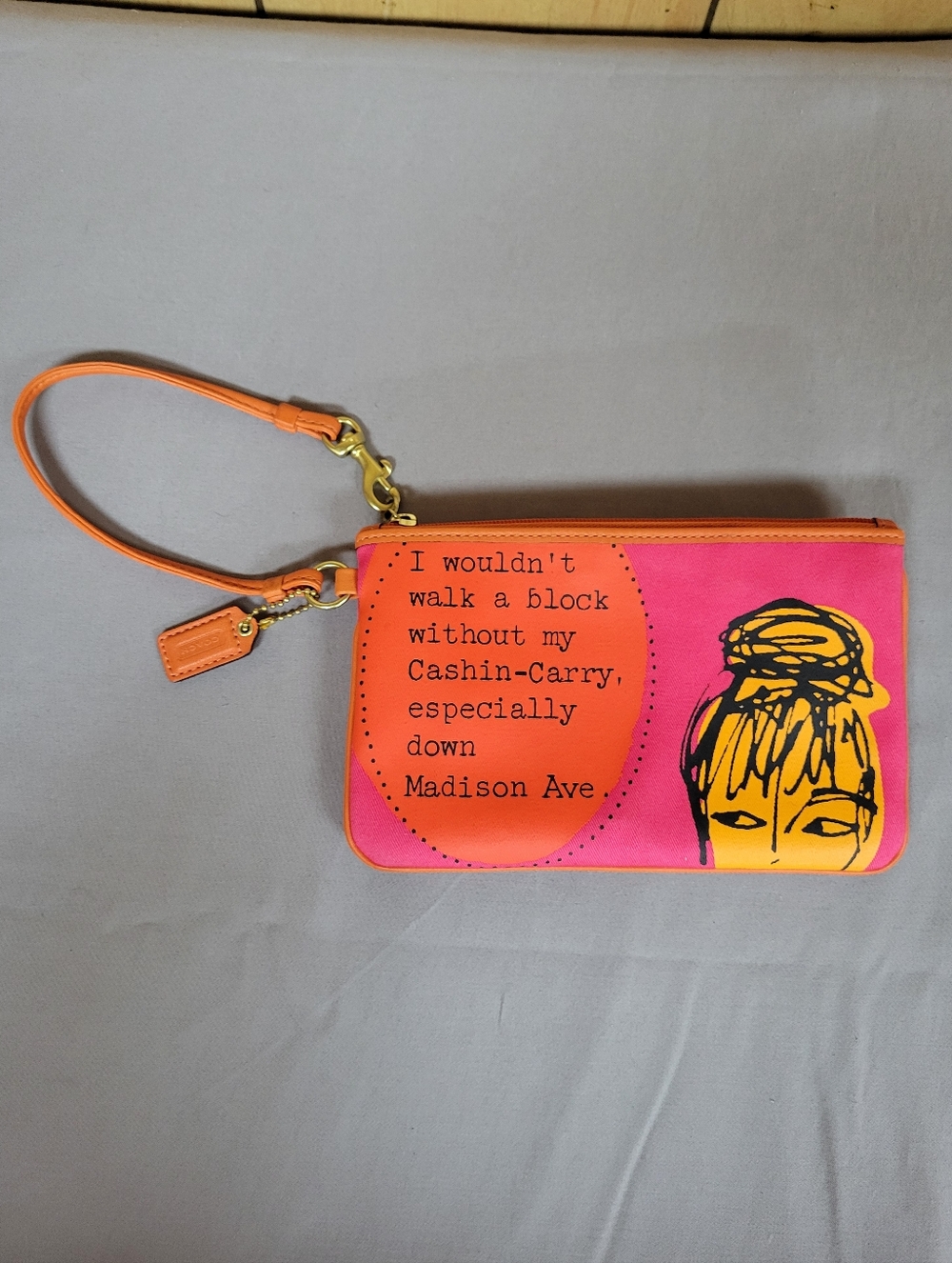 Coach Bonnie Cashin Limited Edition Madison Ave Kiss Lock Wristlet
